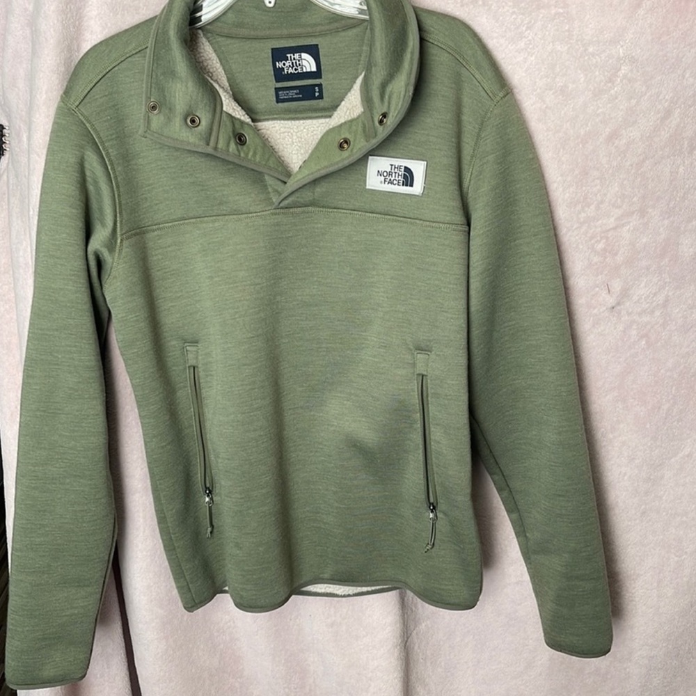 The North Face Olive Green Fleece Pullover